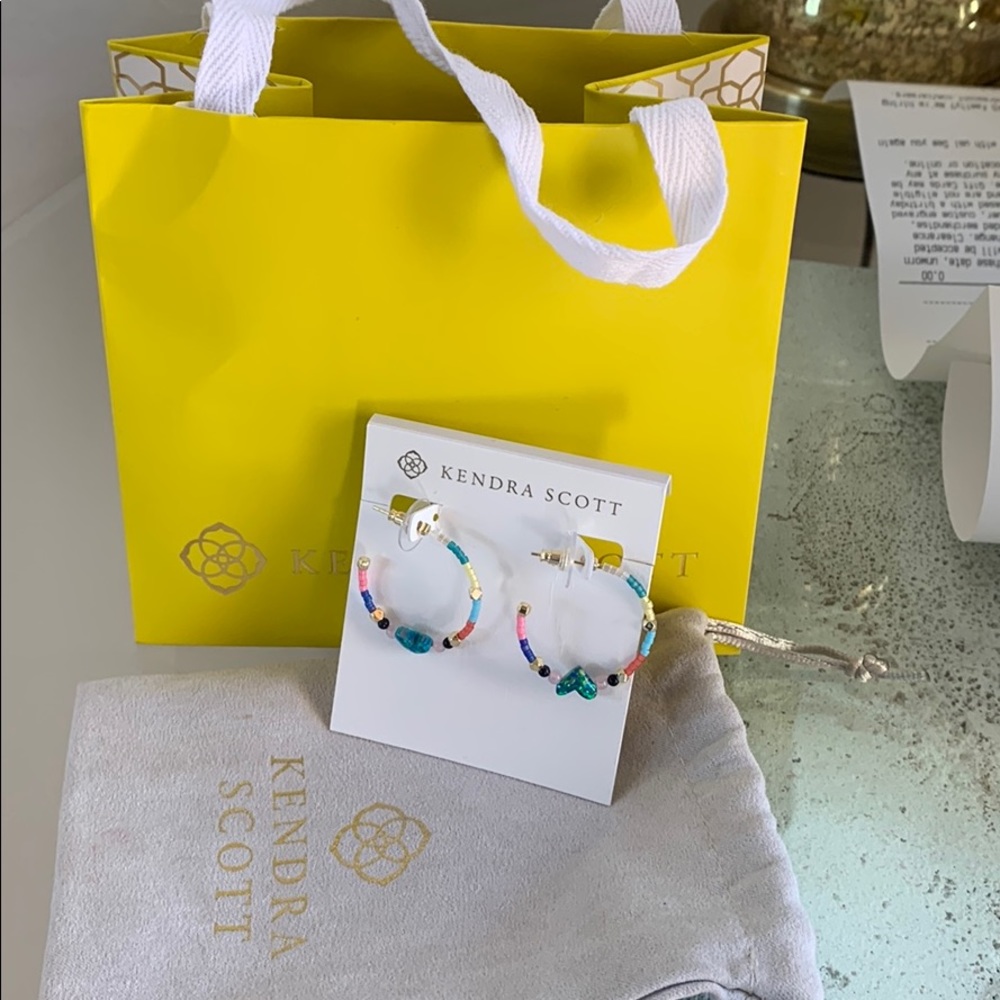 Kendra Scott Mova Heart Hoop earrings